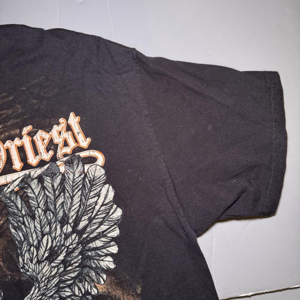 Judas Priest Sad Wings of Destiny Graphic T Shirt Size XL L Hanes Tag Metal Rock - Picture 7 of 16